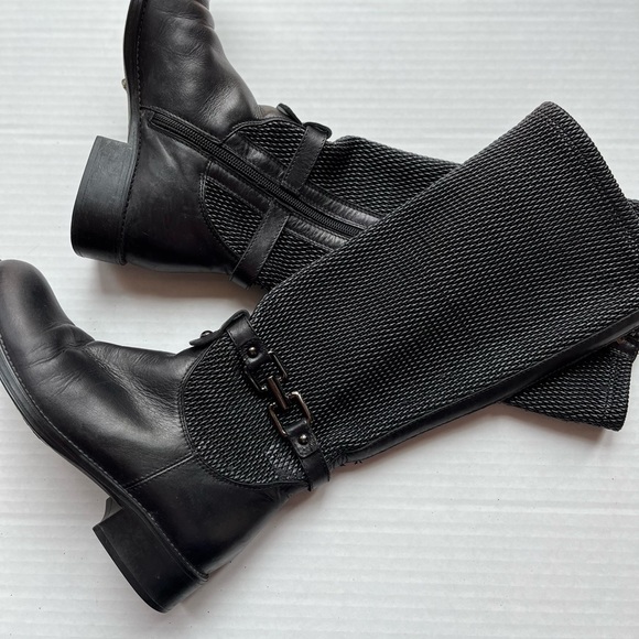 Shoes - Aquatalia black waterproof boots.